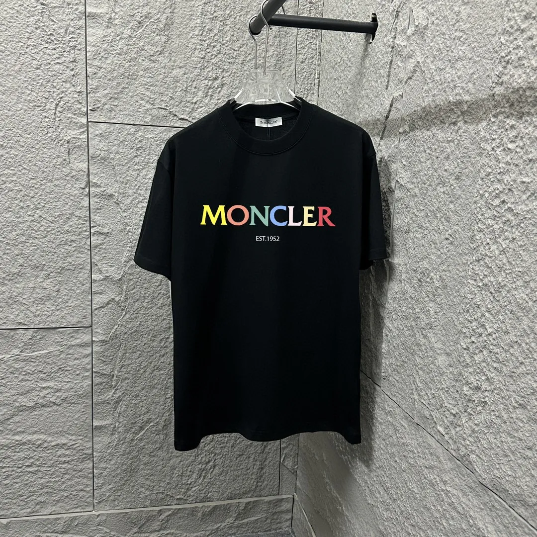 Moncle* *2025 New Arrival Classic T Same Style Size： S （90-130 ） M （120-150 ） L （140-165 ） XL （160-180 ） XXL （180-210 ） ：Black White